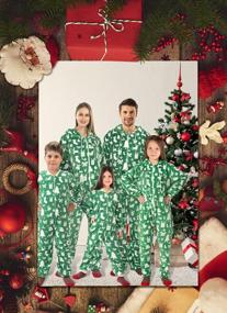 img 1 attached to Покупайте рождественские комплекты комбинезонов для всей семьи — идеально подходит для пар и семей!