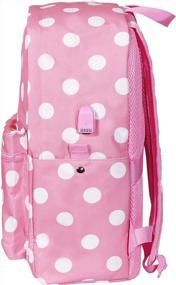 img 3 attached to Large Pinkdot Rockland Laptop Backpack