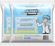 пенная пудра dr. party, упаковка из 2 штук — создайте 240 галлонов пенной вечеринки с пенными машинами логотип