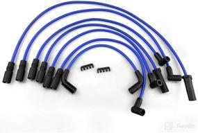 img 2 attached to Cable Master Spark Plug Wires | High Performance | Compatible with Astro Blazer, C1500, Express 1500, Express 2500, K1500, P30, S10, Hombre, Bravada | 4.3L V6 Gas | 1996-2007