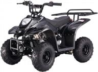 черный квадроцикл x-pro quad с двигателем 110 куб. см — мощный и веселый внедорожник логотип