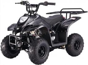 img 1 attached to Black X-PRO Quad ATV With 110Cc Engine - Powerful And Fun Off-Road Vehicle