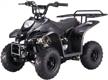 black x-pro quad atv with 110cc engine - powerful and fun off-road vehicle logo