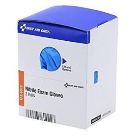 img 4 attached to 🧤 Top-Rated First Aid Only SmartCompliance Refill Nitrile Gloves: 2 Pairs per Box