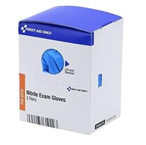 img 2 attached to 🧤 Top-Rated First Aid Only SmartCompliance Refill Nitrile Gloves: 2 Pairs per Box