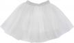 girls'tulle tutu skirt,pure color layered ballet dance dress up skirt soft lining 1 logo