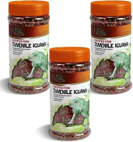 img 1 attached to 🦎 Zilla Juvenile Iguana Fortified Food (3 Pack) - Nutrient-Packed 6.5 Ounce Containers