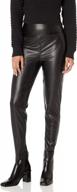 women's vegan leather pull on legging by the drop - owen style logo