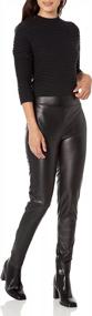 img 2 attached to Women'S Vegan Leather Pull On Legging By The Drop - Owen Style