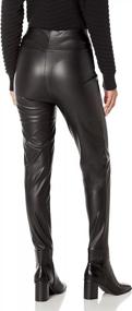 img 3 attached to Women'S Vegan Leather Pull On Legging By The Drop - Owen Style