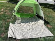 img 1 attached to Stay Cool At The Beach With Gorich 3-4 Person Pop Up Beach Tent - UPF 50+ Sun Protection, Cabana Style Shelter, And Simple Setup review by Kenny Sanchez