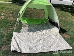 img 6 attached to Stay Cool At The Beach With Gorich 3-4 Person Pop Up Beach Tent - UPF 50+ Sun Protection, Cabana Style Shelter, And Simple Setup