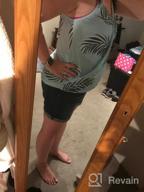 img 1 attached to Women'S Summer Floral V Neck Tank Top By AlvaQ - Casual Sleeveless Shirt review by Paul Walters