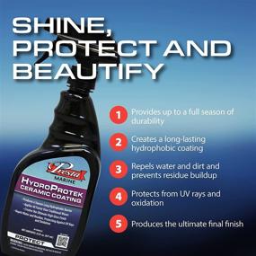 img 1 attached to 🚤 Presta HydroProtek Ceramic Coating: Ultimate Spray-on Protectant for Boats & RVs | High Gloss + Water Repellent Finish | Durable Hydrophobic Surface | 1 Gallon (169601)