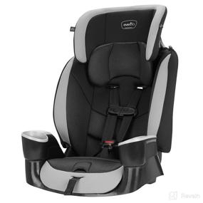 img 2 attached to 🚗 Granite Gray Maestro Sport Harness Highback Booster Car Seat - 22 to 110 Lbs.