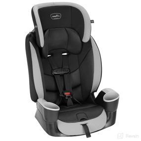 img 3 attached to 🚗 Granite Gray Maestro Sport Harness Highback Booster Car Seat - 22 to 110 Lbs.