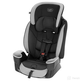 img 1 attached to 🚗 Granite Gray Maestro Sport Harness Highback Booster Car Seat - 22 to 110 Lbs.