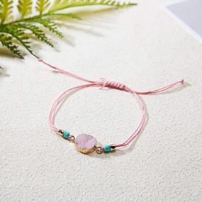 img 2 attached to Handmade Resin Druzy Bracelets - Simple And Elegant Women'S Jewelry Gifts Available In Packs Of 2, 4, 6, Or 8 - Perfect For Making Wishes