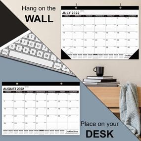 img 1 attached to 2022-2023 Desk Calendar: 17X11.5 Inches - 18 Months Of Academic Planning For Home, School & Office!