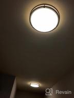 img 1 attached to DAKASON 2Pack LED Flush Mount Ceiling Light Fixture 10 Inch 15W With Adjustable 3000K/4000K/5000K, Dimmable Ceiling Lamp For Kitchen, Hallway, Stairwell, And Bathroom - Enhanced SEO review by Todd Foster