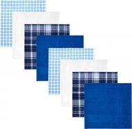 8-pack men's cotton handkerchiefs логотип