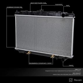 img 3 attached to DNA Motoring OEM RA 2413 Aluminum Radiator