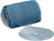 🔵 3m blue net disc roll 36423, 6 inch, 180+ grade, 100 pack - best in class, low dust, abrasive sheet roll logo