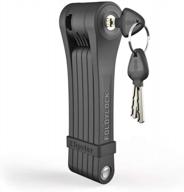 clipster foldylock - innovative wearable bike lock - compact and lightweight security accessory with key set for bicycles, e-bikes, and scooters - award winning smart solution logo
