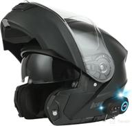 bluetooth motorcycle helmet comfortable lenses（matte logo