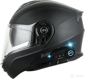 img 3 attached to Bluetooth Motorcycle Helmet Comfortable Lenses（Matte