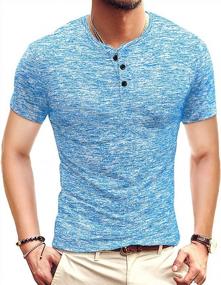 img 3 attached to 2021 Men'S Henley T-Shirt: Slim Fit, Lightweight, Casual Style, Short/Long Sleeve, Perfect For Summer Fashion