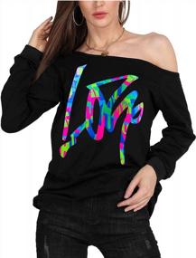 img 3 attached to Stay Trendy This Fall With MAGICMK'S Off-Shoulder Lips Print Sweatershirt In Plus Size