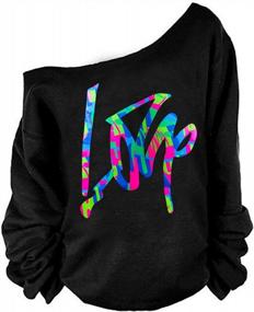 img 4 attached to Stay Trendy This Fall With MAGICMK'S Off-Shoulder Lips Print Sweatershirt In Plus Size