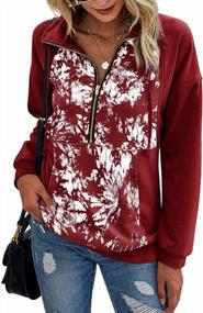 img 4 attached to Stay Cozy And Chic With GEMLON Womens Long Sleeve Pullover Hoodies - Perfect Fall Fashion Wear