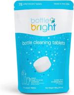 🧼 bottle bright - powerful cleaning tablets for water bottles, containers & hydration packs - fresh, clear & chemical-free логотип