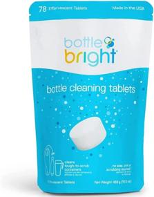 img 4 attached to 🧼 Bottle Bright - Powerful Cleaning Tablets for Water Bottles, Containers & Hydration Packs - Fresh, Clear & Chemical-Free