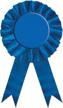 blue award ribbon party accessory - 1 count per package logo