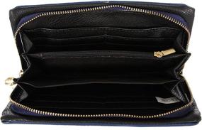 img 2 attached to Multipocket Wristlet Wallet For Women With Expandable Zipper Clutch
