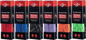 img 4 attached to Wax-Coated Skate Laces For Quad, Ice, Roller Skates And More - Multiple Colors And Sizes Available - Rollerex Gladiator