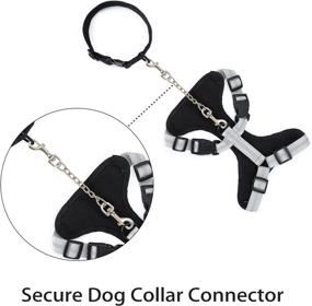 img 1 attached to 🔗 JIPIMON Double Ended Dog Collar Clip for Metal Prong Collar: Pinch Collar Connector, Harness Safety Clip (Medium)