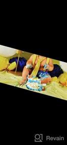 img 5 attached to Набор для фотосъемки торта на день рождения мальчика 1 или 2 года: регулируемые подтяжки, галстуки и трусики.