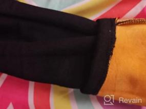 img 8 attached to Теплые и стильные леггинсы-юбки IRELIA для девочек с флисовой подкладкой и дизайном без стопы