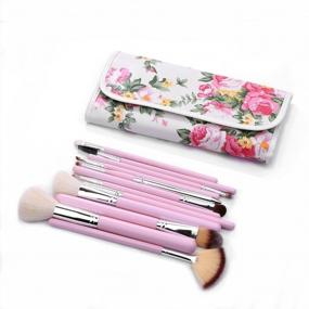 img 3 attached to 12-Piece Professional Makeup Brush Set With Floral Case - UNIMEIX Brushes For Powder, Liquid, Cream & More!