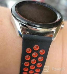 img 6 attached to Улучшите свои Galaxy Watch 3 с помощью набора из трех ремешков Surace Soft Silicone Sport Band с быстрыми штырьками для снятия