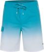 quick-dry board shorts for men - rokka&rolla 4-way stretch swim trunks ideal for beach, swimwear and bathing logo