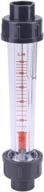lzs-15 plastic tube rotameter for dn15 1/2" tube - measures water and liquid flow at 100-1000l/h logo