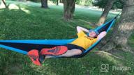img 1 attached to AnorTrek Camping Hammock: Lightweight, Portable & Durable For Hiking, Backpacking Or Relaxation! review by Bobby Cantu