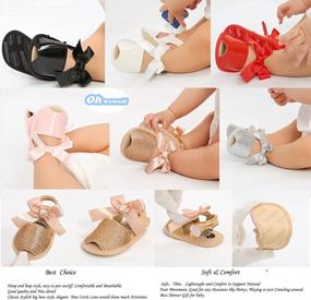 img 2 attached to Adorable Soft Sole Baby Sandals Perfect For Summer Fun And First Steps!