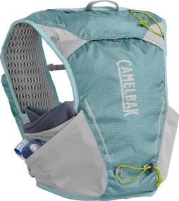 img 4 attached to Ultra Pro Running Hydration Vest for Women by CamelBak - 3D Micro Mesh - Two 🏃 500-ml Quick Stow Flasks - Adjustable Sternum Straps - Secure Phone Pocket - Running Vest - 34 Ounces