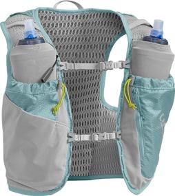 img 3 attached to Ultra Pro Running Hydration Vest for Women by CamelBak - 3D Micro Mesh - Two 🏃 500-ml Quick Stow Flasks - Adjustable Sternum Straps - Secure Phone Pocket - Running Vest - 34 Ounces